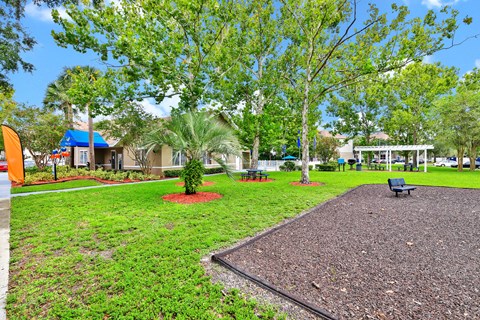 picnic area at Village Lakes, Orlando, 32808